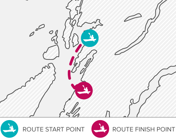 Route - Arduaine to Crinan Canal