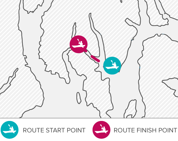 Routes - Toward to North Bute